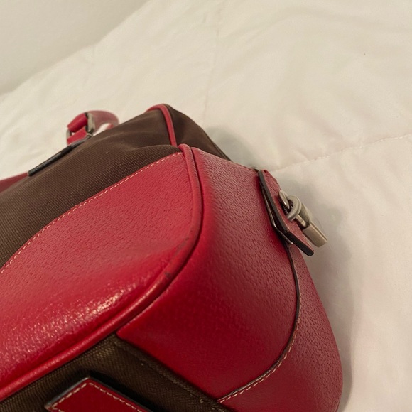 Prada Bowler Canvas and Leather Satchel - Picture 11 of 16